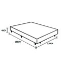 Ver imagem 4 de Base Box Casal NK Camas Sintético Marrom 40x138x188