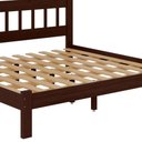 Ver imagem 4 de Cama Casal Queen Pérola Madeira Maciça Resistente Castanho