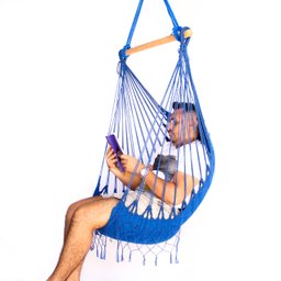 Rede Cadeira Azul Anil - 2