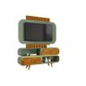 Estante Home Camboriú para Tv de 55" Naturalle/pistache - Bechara - 1