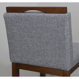 Kit 3 Banqueta para Cozinha Americana Gourmet Prata Larissa Soberati Banqueta para Cozinha Americana - 5