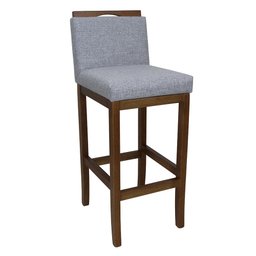 Kit 3 Banqueta para Cozinha Americana Gourmet Prata Larissa Soberati Banqueta para Cozinha Americana - 2