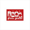 Ver imagem 2 de TAPETE FELIZ NATAL CINO, ARVORE DE NATAL COR VERMELHO.