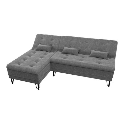 Sofá Cama 3 Lugares com Chass Casal Luxo Premium Nice Matrix