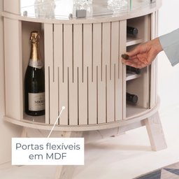 Cristaleira com Espelho 180x67cm Marina - 7