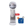 Batedor de Milk Shake 1 Copo 0,8l Profissional Inox Bms-n 127v + Concha de Sorvete Extrator 127v - 1
