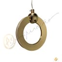 Ver imagem 2 de Luminária de Teto Pendente Mercúrio Redondo Dourado Led 3 em 1 Multicor 7w Bivolt