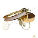 Ver mais imagens de Luminária de Teto Pendente Mercúrio Redondo Dourado Led 3 em 1 Multicor 7w Bivolt