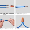 Ver imagem 6 de 150 Conectores de Torção Emenda para Fios Cabos - até 16mm²