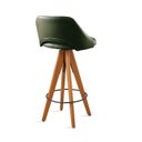 Ver imagem 7 de Kit 2 Banquetas Giratórias Estofadas com Encosto Nicole