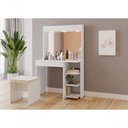 Ver imagem 3 de Penteadeira Camarim Eliza 1 Gaveta -150x92cm Branco