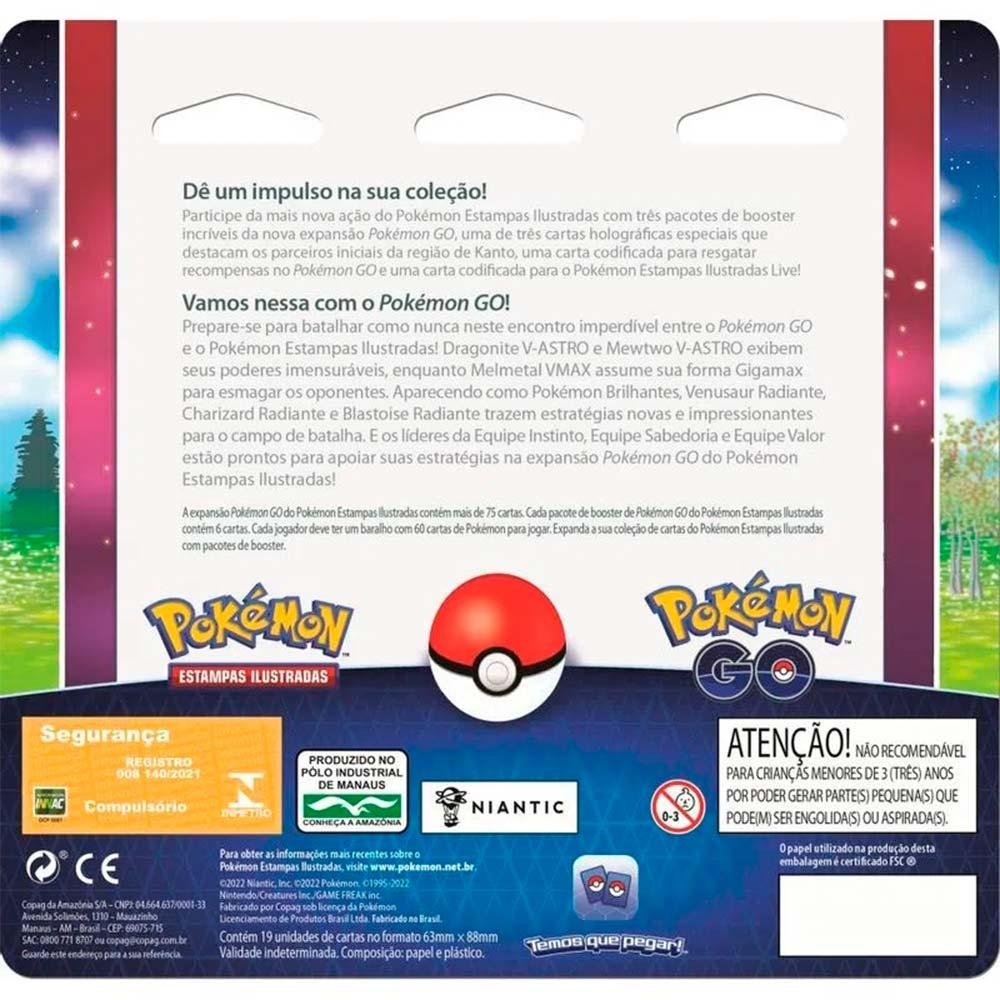 Cartas Pokémon EV3.5 Blister Triplo 151 - Bulbasaur - 33291 Copag