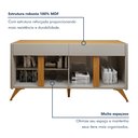 Ver mais imagens de Buffet para Sala de Jantar Laqueado 100% MDF 4 Portas 172cm Pés em Madeira Maciça Aros