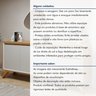 Buffet para Sala de Jantar 100%MDF  3 Portas Pés em Madeira Maciça Piazza - 11
