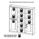 Ver imagem 4 de Guarda Roupa Casal Presence 6 Portas Com cômoda Gaveteiro Condessa E armário Multiuso 2 Portas Space