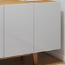 Buffet para Sala de Jantar 100%MDF  3 portas 1 Gaveta Pés em Madeira Maciça Duna - 8