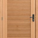 Ver imagem 4 de Kit Porta Pronta Maciça de Eucalipto 214x87x14cm Abertura Esquerda Veneziana Marrom
