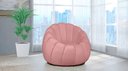 Ver imagem 2 de Kit Poltrona c/ Puff Concha Veludo Rosa