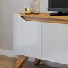 Rack para TV até 58 Polegadas 100% MDF 4 Portas 180cm  Pés Madeira Maciça Grécia - 10