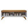 Rack para TV até 58 Polegadas 100% MDF 4 Portas 180cm  Pés Madeira Maciça Grécia - 12
