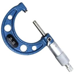 Jogo de Micrômetros Externos 0 a 75mm - Kit com 3 Peças - 4