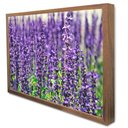 Ver imagem 4 de Quadro Decorativo Caixa Floral Lavanda Tacolado Moldura Caixa 3cm Madeira sem Vidro 30 X 40cm