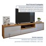 Rack para TV até 75 Polegadas 100% MDF 3 Gavetas 237cm Piazza - 5