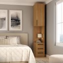 Ver imagem 2 de Módulo Mesa de Cabeceira Direita/esquerda Altezza Trend Belmax:freijó