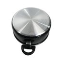Ver imagem 2 de Caçarola Alumínio Tampa Vidro Alça Baquelite Preto 22cm