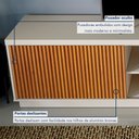 Ver imagem 2 de Rack para Tv até 75 Polegadas com 2 Portas Ripadas Logan