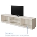 Ver imagem 6 de Rack para Tv até 75 Polegadas com 2 Portas Ripadas Logan