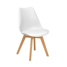 Conjunto Mesa Leda Branca 90cm com Cadeiras – Leveza e Modernidade - 7