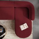 Ver imagem 6 de Sofá Modular Sala de Estar Decoração Luxo 265cm Lado Esquerdo Suede Celinne Luxuoso