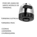 Ver imagem 3 de Bico para Torneira Chuveirinho com Arejador, Pia 2 Jato Adaptador, Chuveirinho 05