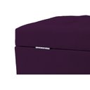 Ver imagem 3 de Recamier Puff Baú Sapateira e Gaveta 90 Cm para Cama de Solteiro - Roxo