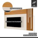 Ver imagem 7 de Painel para Tv até 75 Polegadas 180cm com Led Cascata Logan