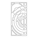 Ver imagem 3 de Painel Vazado Divisória Mdf Milão Branco - 0,90x2,70m