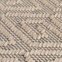 Ver imagem 3 de Tapete Sisal Sala Quarto Antiderrapante Riviere 0,50x0,80m:Loire Bege