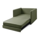 Ver imagem 7 de Poltrona Cama Retratil Compacta Dália Fixa Veludo K01 - D’Rossi