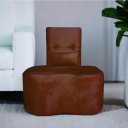 Ver imagem 1 de Recamier Beethoven Pet Deluxe Puf Feijão Orgânico Terracota