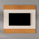 Ver imagem 1 de Painel Ripado para TV até 58 Polegadas 100% MDF 160CMX130CM Madrid Marrom
