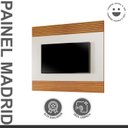 Ver imagem 2 de Painel Ripado para TV até 58 Polegadas 100% MDF 160CMX130CM Madrid Marrom