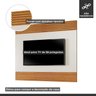 Painel Ripado para Tv até 58 Polegadas 100% MDF Madrid 160cm - 7