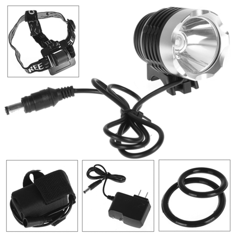 Farol Bicicleta 1800lm xm l T6 Led Bateria Recarregável 6400 mAh Wasa Fire 1800lm XM-L T6 LED - 3