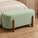 Ver imagem 2 de Puff Recamier Organico Imperial 100 cm Boucle Oliva Impo