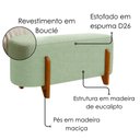 Ver imagem 4 de Puff Recamier Organico Imperial 100 cm Boucle Oliva Impo