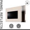 Painel para Tv até 75 Polegadas Reflecta 100% MDF com Espelho Jateado 218cm - 2