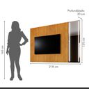 Ver imagem 4 de Painel para Tv até 75 Polegadas Reflecta 100% MDF com Espelho Jateado 218cm