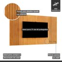 Ver imagem 7 de Painel Ripado para TV até 65 Polegadas 100% MDF 237CMX135CM Piazza Marrom
