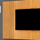 Ver imagem 6 de Painel Ripado para TV até 65 Polegadas 100% MDF 237CMX135CM Piazza Marrom